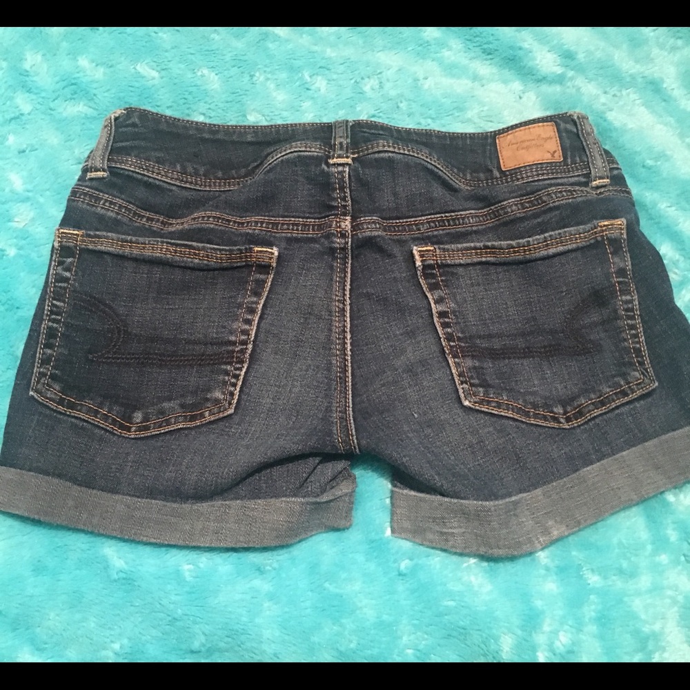 American Eagle shorty shorts.